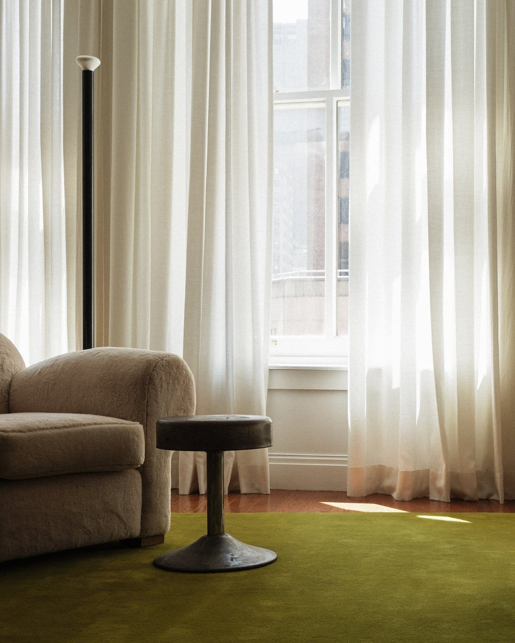 Milano Green Hand Tufted New Zealand Wool Area Rug