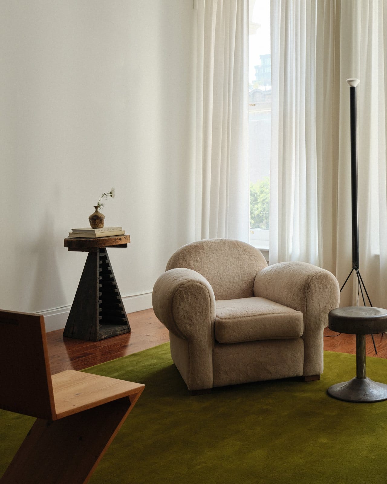 Milano Green Hand Tufted New Zealand Wool Area Rug
