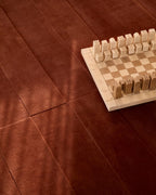 Luxury Rust Brown Hand Tufted  Rug – Minimal Contemporary Floor Carpet