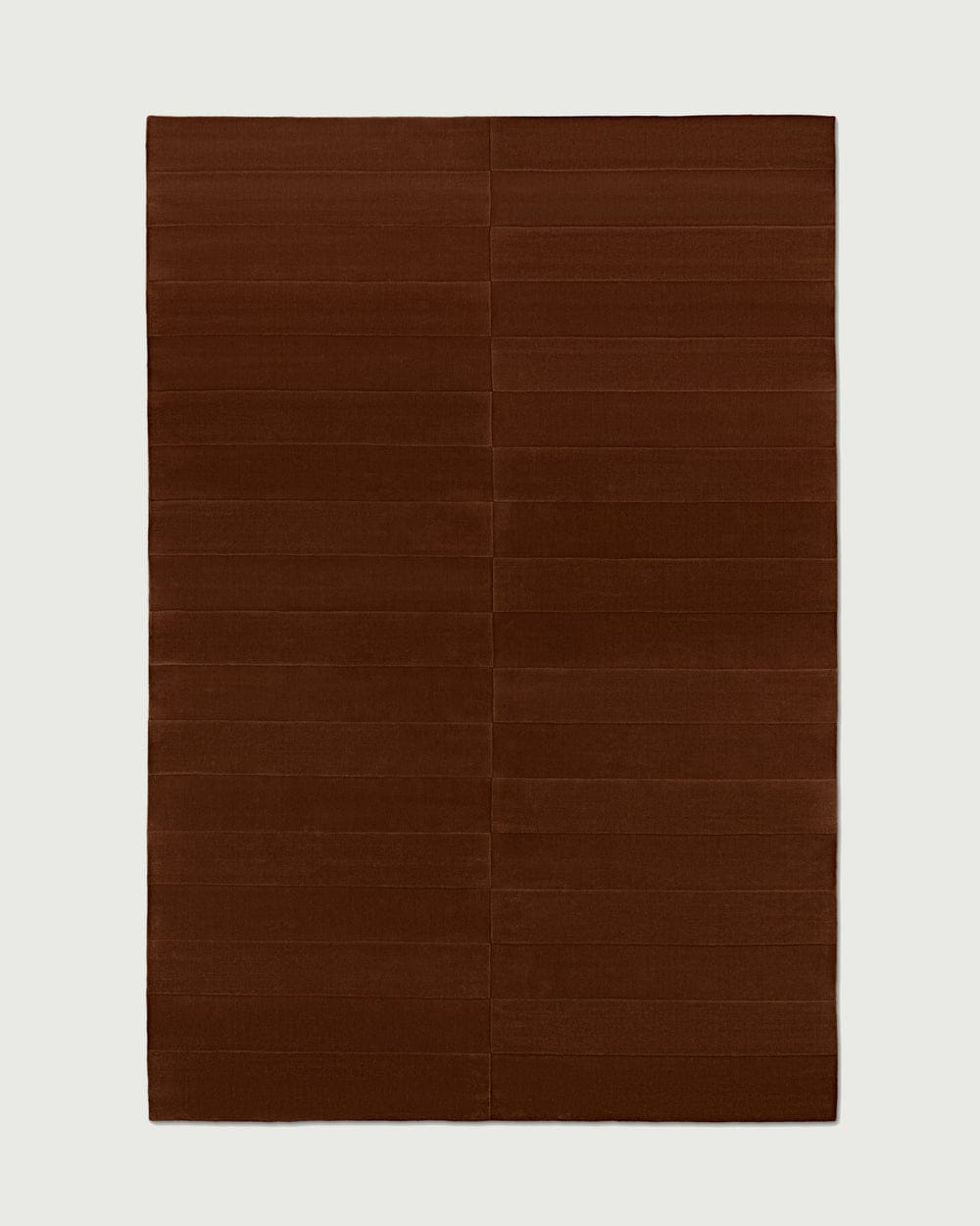 Hand Tufted Brown Wool Rug – Modern Solid Minimalist Area Rug for Living Room & Bedroom