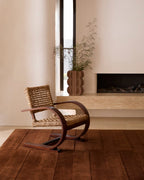 Hand Tufted Brown Wool Rug – Modern Solid Minimalist Area Rug for Living Room & Bedroom