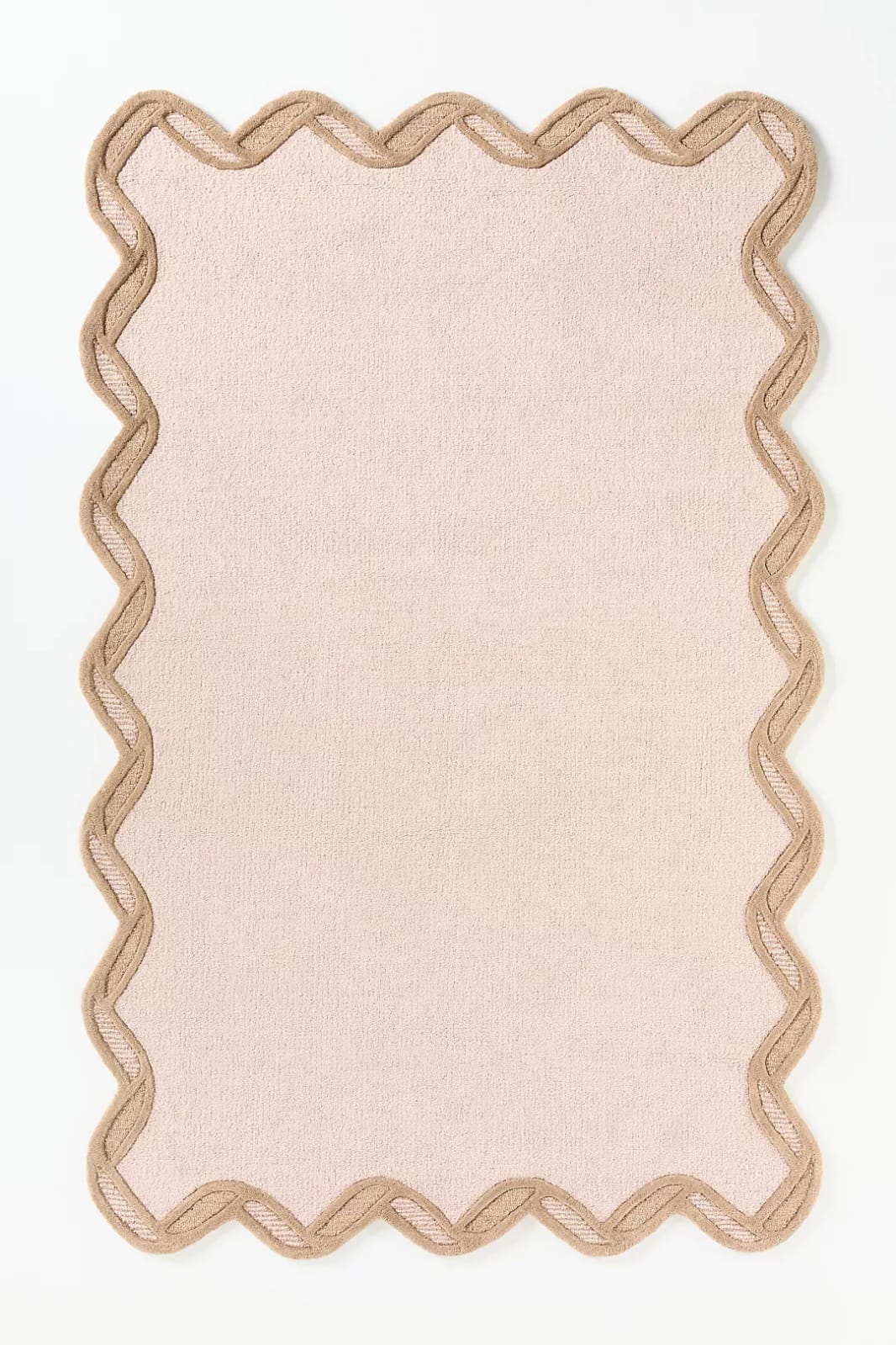 Hand Tufted Wool Rug | Cream Beige Area Rug | Luxury Living Room & Bedroom Carpet