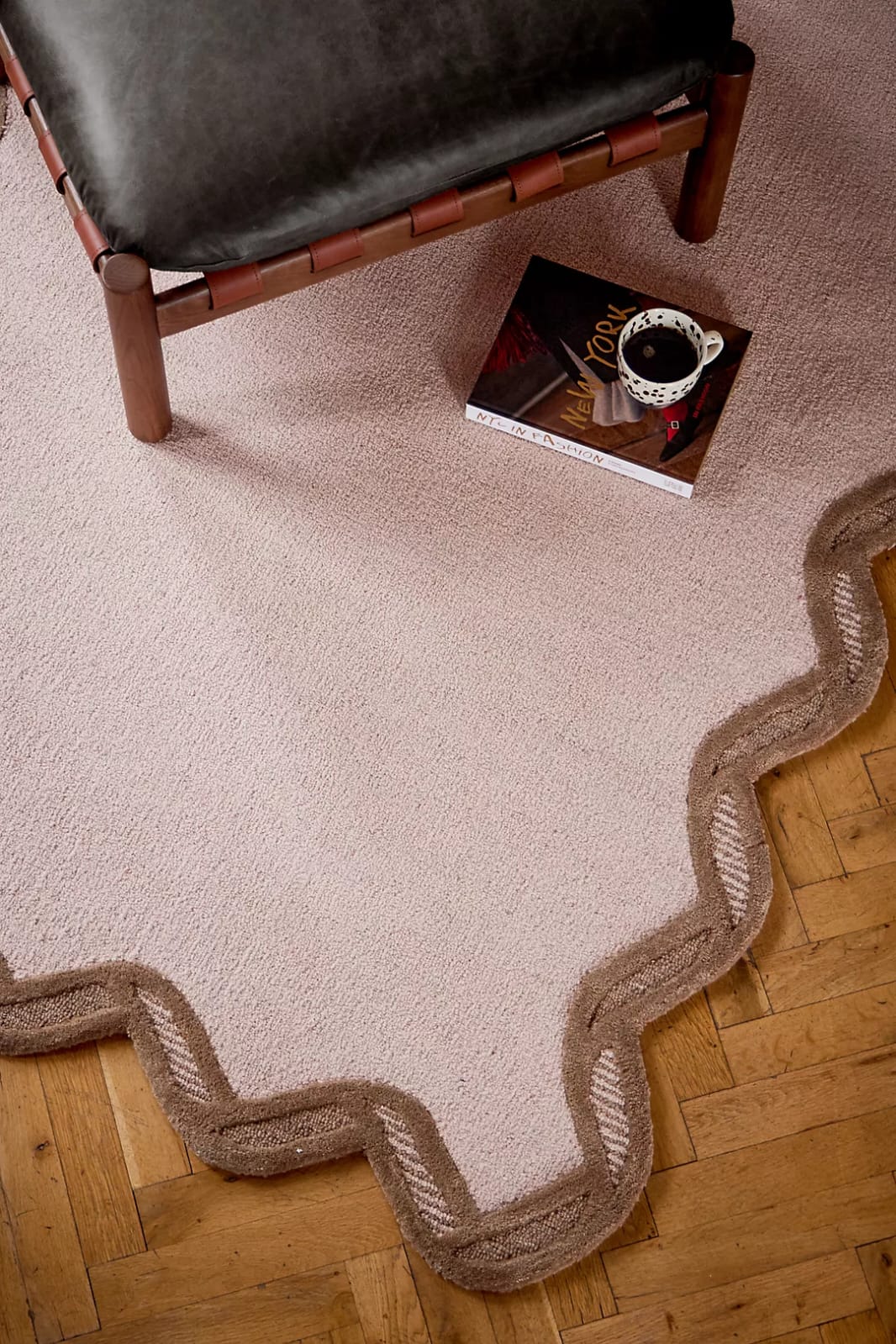 Hand Tufted Wool Rug | Cream Beige Area Rug | Luxury Living Room & Bedroom Carpet