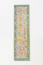 Hand Tufted Garden Oasis Wool Rug | Handmade Botanical Landscape Area Rug | Nature Inspired Carpet